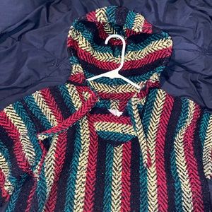 Unisex Rasta poncho
